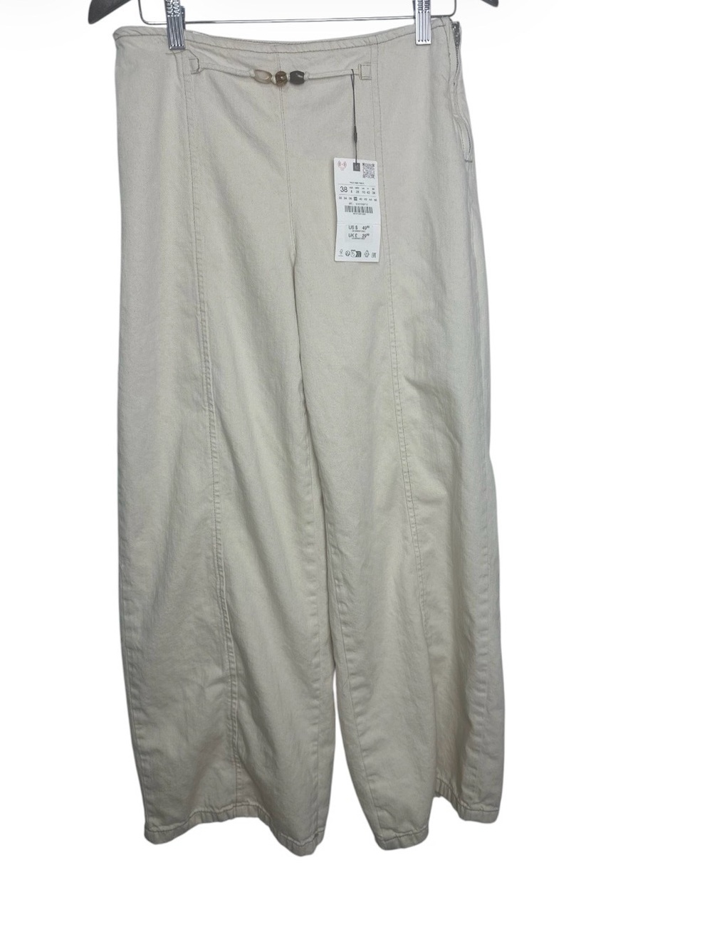 Zara womans Wide-Leg pants